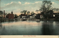 River Scene Postcard