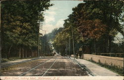 Main Street, Looking West Postcard
