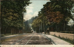 Main Street, Looking West Matteawan, NY Postcard Postcard Postcard