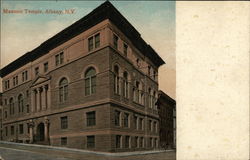 Masonic Temple Albany, NY Postcard Postcard Postcard