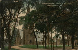 Christ Episcopal Church & Rectory Postcard