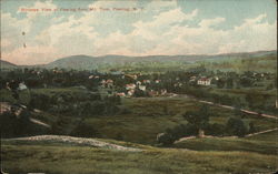 Bird's Eye View from Mount Tom Postcard