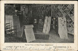 Partial View of Wall Paper Department, Luckey, Platt & Co. Postcard