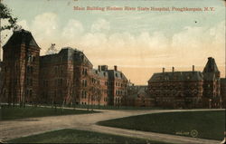 Main Building, Hudson River State Hospital Poughkeepsie, NY Postcard Postcard Postcard