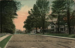 Hooker Avenue from Dwight Street looking South Hooker Avenue from Dwight Street looking South