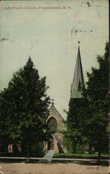 St. Paul's Church Poughkeepsie, NY Postcard Postcard Postcard