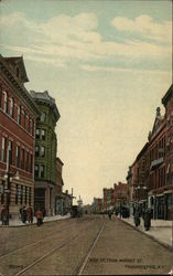 Main Street from Market Street Poughkeepsie, NY Postcard Postcard Postcard