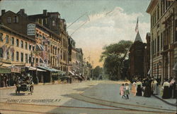 Market Street Poughkeepsie, NY Postcard Postcard Postcard