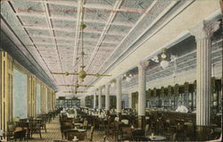 Dining Room at Wainwright and Smith Rockaway Beach, NY Postcard Postcard Postcard