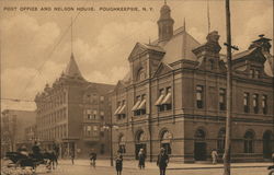 Post Office and Nelson House Postcard