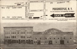 John Van Benschoten Automobiles Poughkeepsie, NY Postcard Postcard Postcard