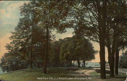 View from Col. J. J. Astor's Lawn Postcard