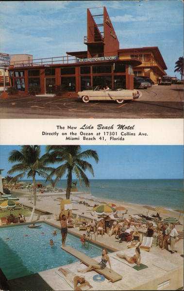 The New Lido Beach Motel Miami Beach Florida