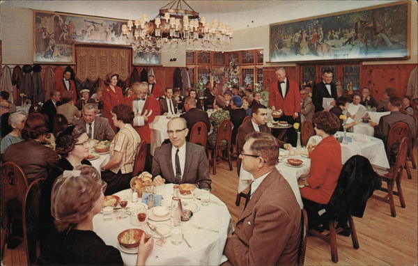View of the Austrian Room, Schober's Wine Restaurant St. Louis Missouri