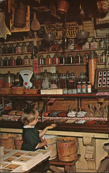 The popular Candy Counter of The Original Vermont Country Store Weston