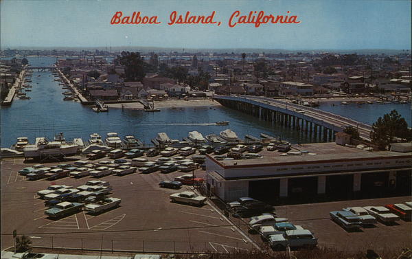 View of Balboa Island California