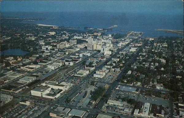 Air-view of St. Petersburg, Florida