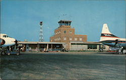 Dress Memorial Airport Evansville, IN Postcard Postcard Postcard