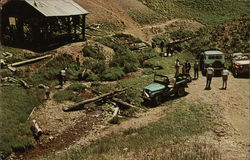 Gold Panning at Edison Mine Postcard