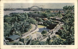 Sydney Harbor Bridge Dear Doctor Abbott Postcard