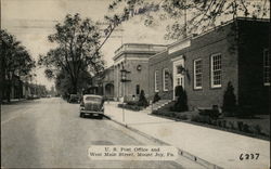 U. S. Post Office Mount Joy, PA Postcard Postcard Postcard