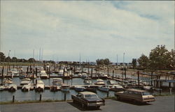 Halloween Boat Basin Postcard