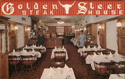 Golden Steer Steak House and Tavern Postcard