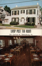 The Lamp Post Tea Room Gettysburg, PA Postcard Postcard Postcard