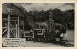 Norwood Hamilton Railroad, I Wonda II Postcard