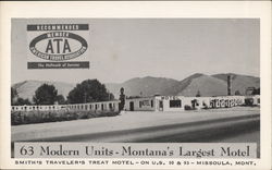 Smith's Traveler's Treat Motel Missoula, MT Postcard Postcard Postcard