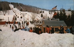 Snow at Bromley Mountain Manchester, VT Postcard Postcard Postcard