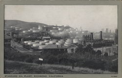 Standard Oil Plant Richmond, CA Postcard Postcard Postcard