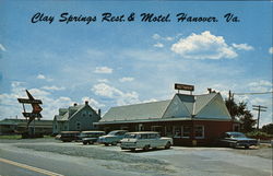 Clay Springs Restaurant, Motel & Gift Shoppe Postcard