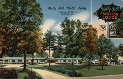 Holly Hill Motor Lodge Postcard