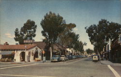 Business District, Balboa Island Postcard
