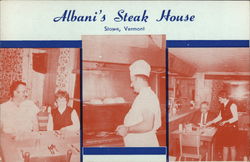 Albani's Steak House, Route 100 Postcard