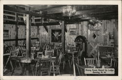 Round Up Lodge Postcard