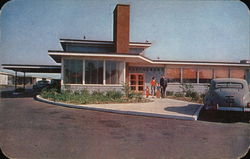 Tourinns Motor Courts Postcard