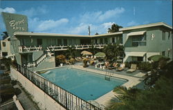 Egret Apartments Motel Postcard