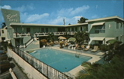 Egret Apartments Motel Lauderdale-by-the-Sea, FL Postcard Postcard Postcard