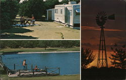 Adobe Wells Country Club Postcard