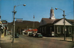 Looking Along Main Street Beacon, NY Postcard Postcard Postcard