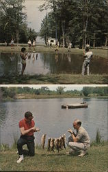 Hey-Ru Trout Fishing Park Postcard