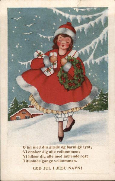 Girl Dressed in Red Children