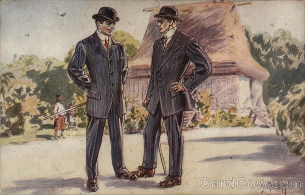 John Beno Company - Two Men in Suits Advertising