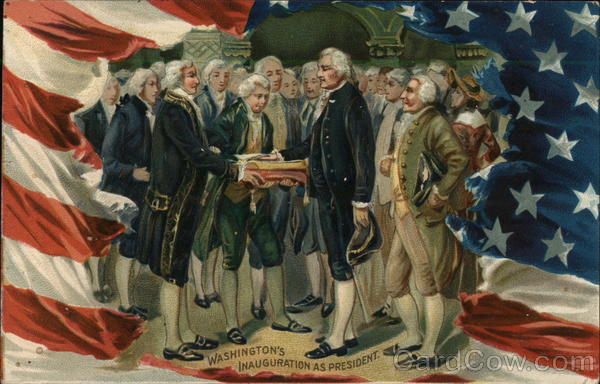 Washington's Inauguration as President Patriotic