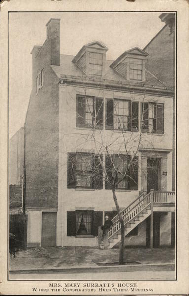 Mrs. Mary Surratt's House - Where the Conspirators Held Their Meetings Washington District of Columbia