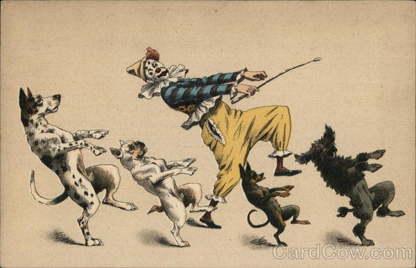Cakewalk Dancing Dogs and Clown