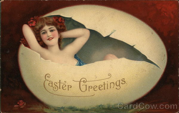 Woman in Easter Egg Eggs