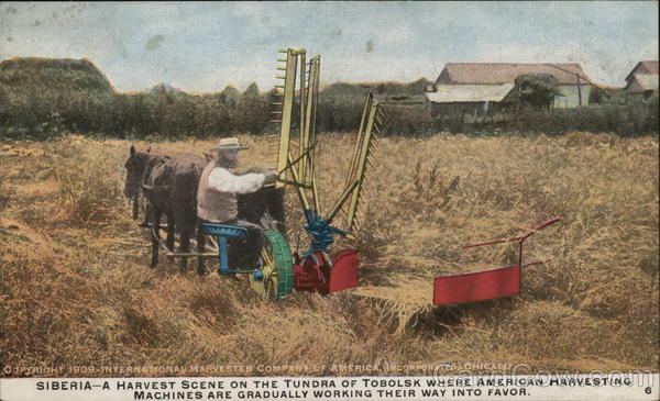 Siberian Farmer Farming